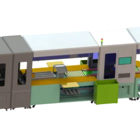 圆柱电池焊接Pack线体